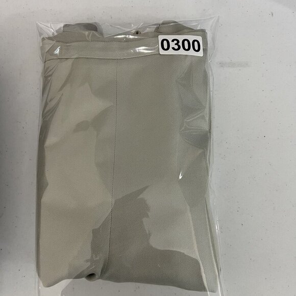 Talbots Pure Silk Pants Size 8 off white Side Zip Straight Leg Career Business - Picture 16 of 16